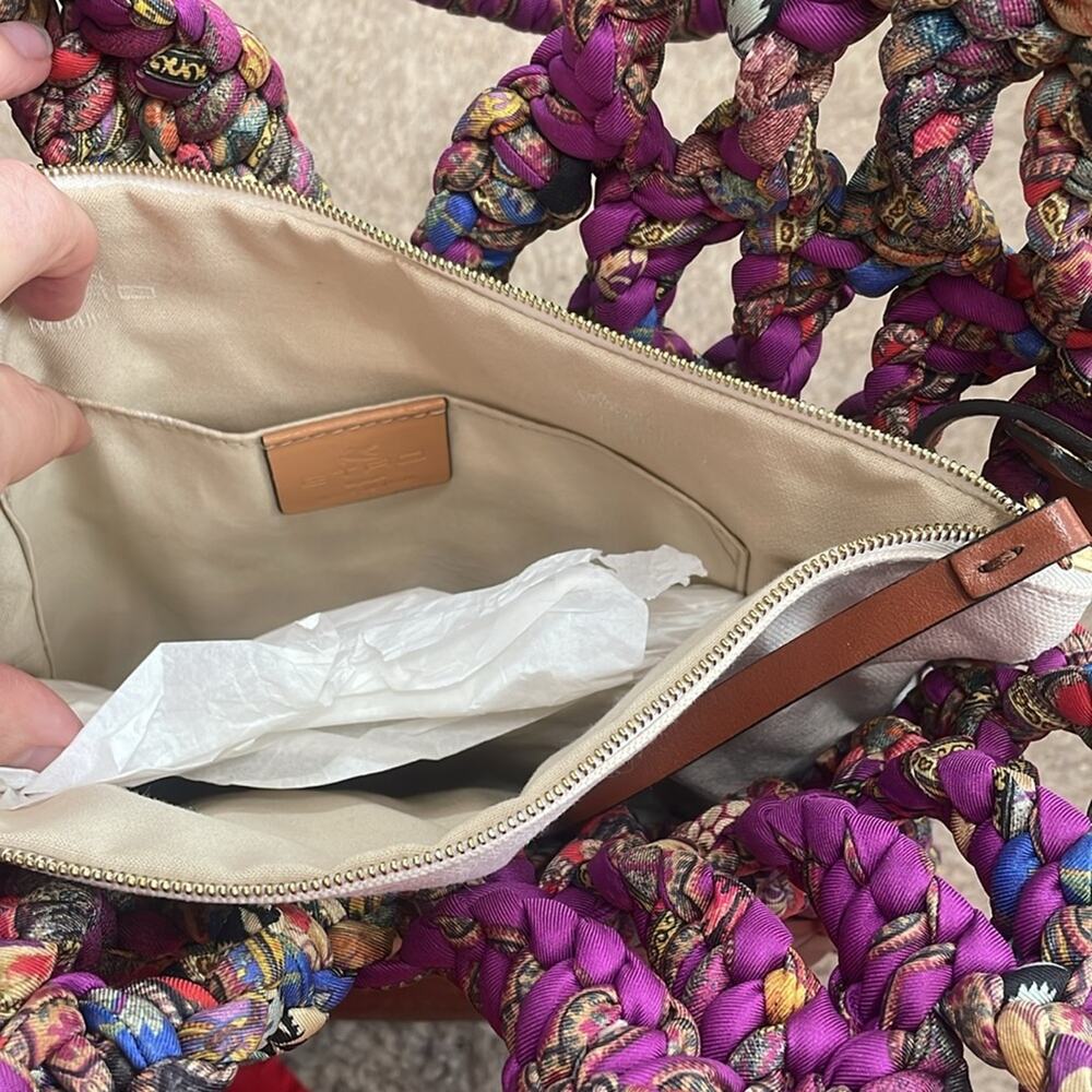 Etro Silk Braided Shoulder Bag‎ Dna Retails $3,010 Rare - Picture 10 of 15